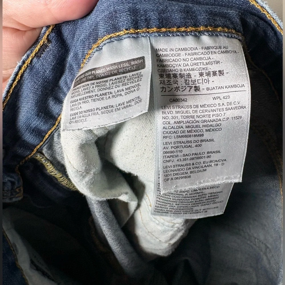 Levi’s Mens 527 Slim Fit Bootcut Jeans Size 34X32